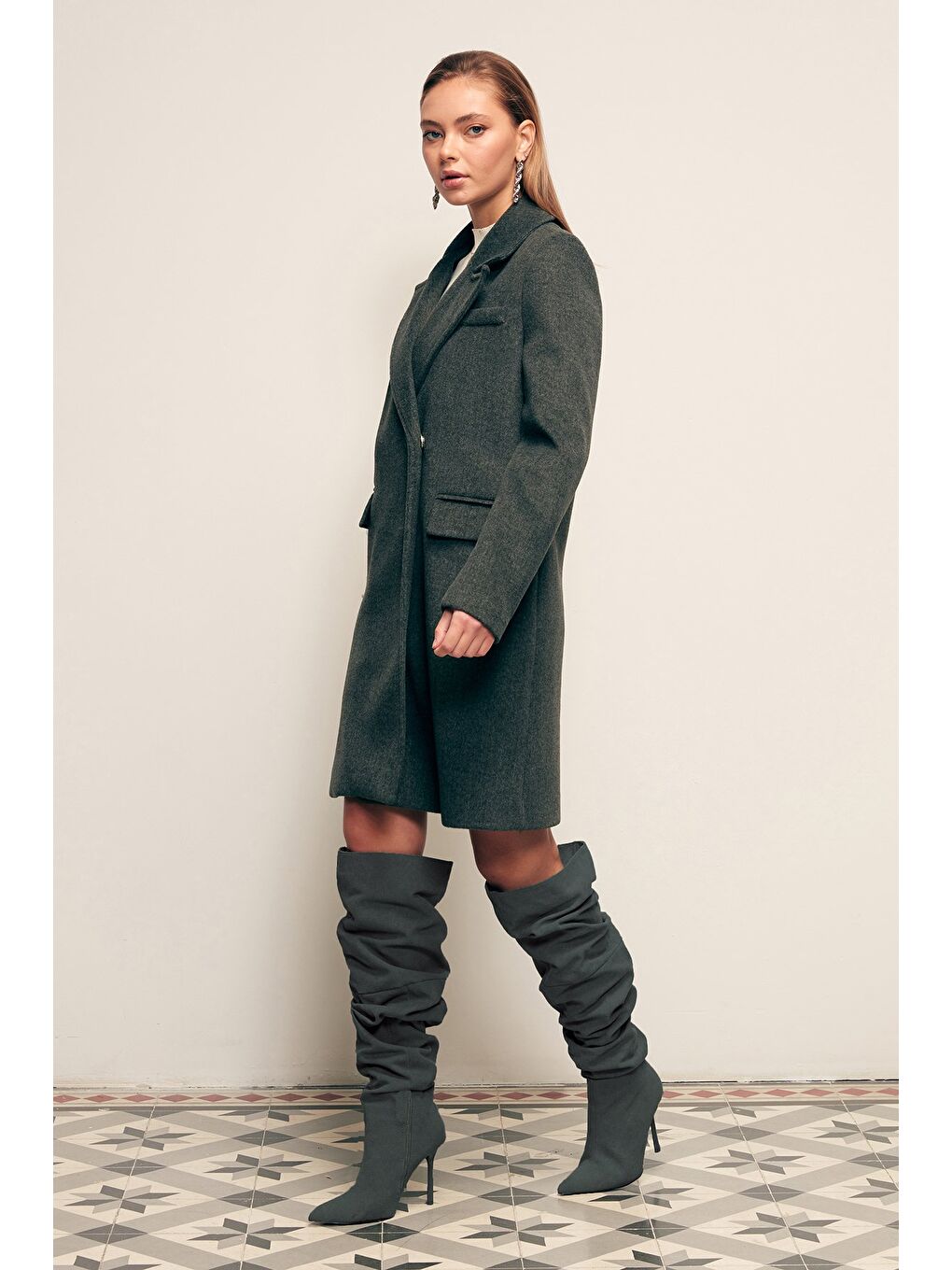 Cepli Kaşe Kaban - Antrasit-1