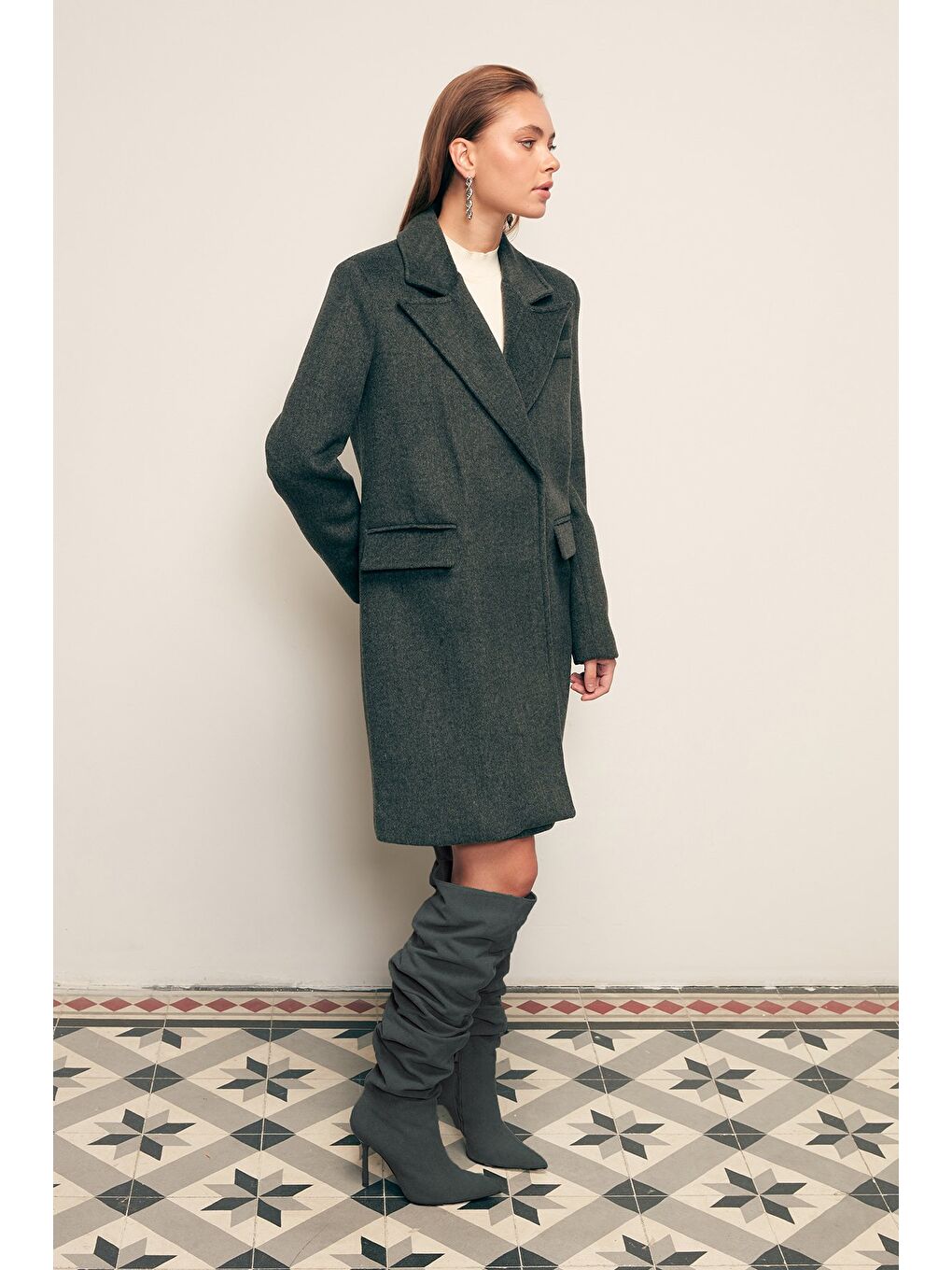 Cepli Kaşe Kaban - Antrasit-3