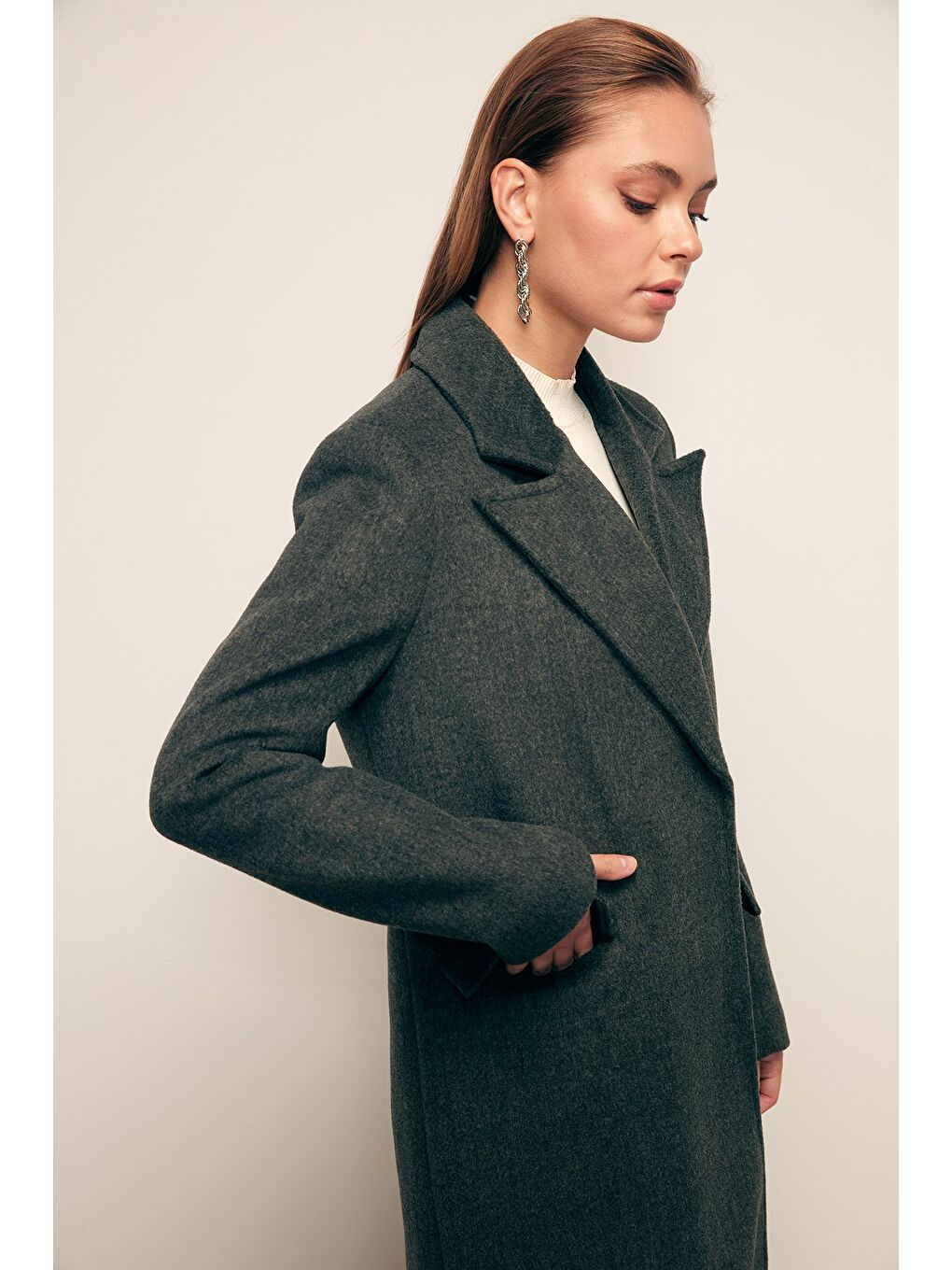 Cepli Kaşe Kaban - Antrasit-4