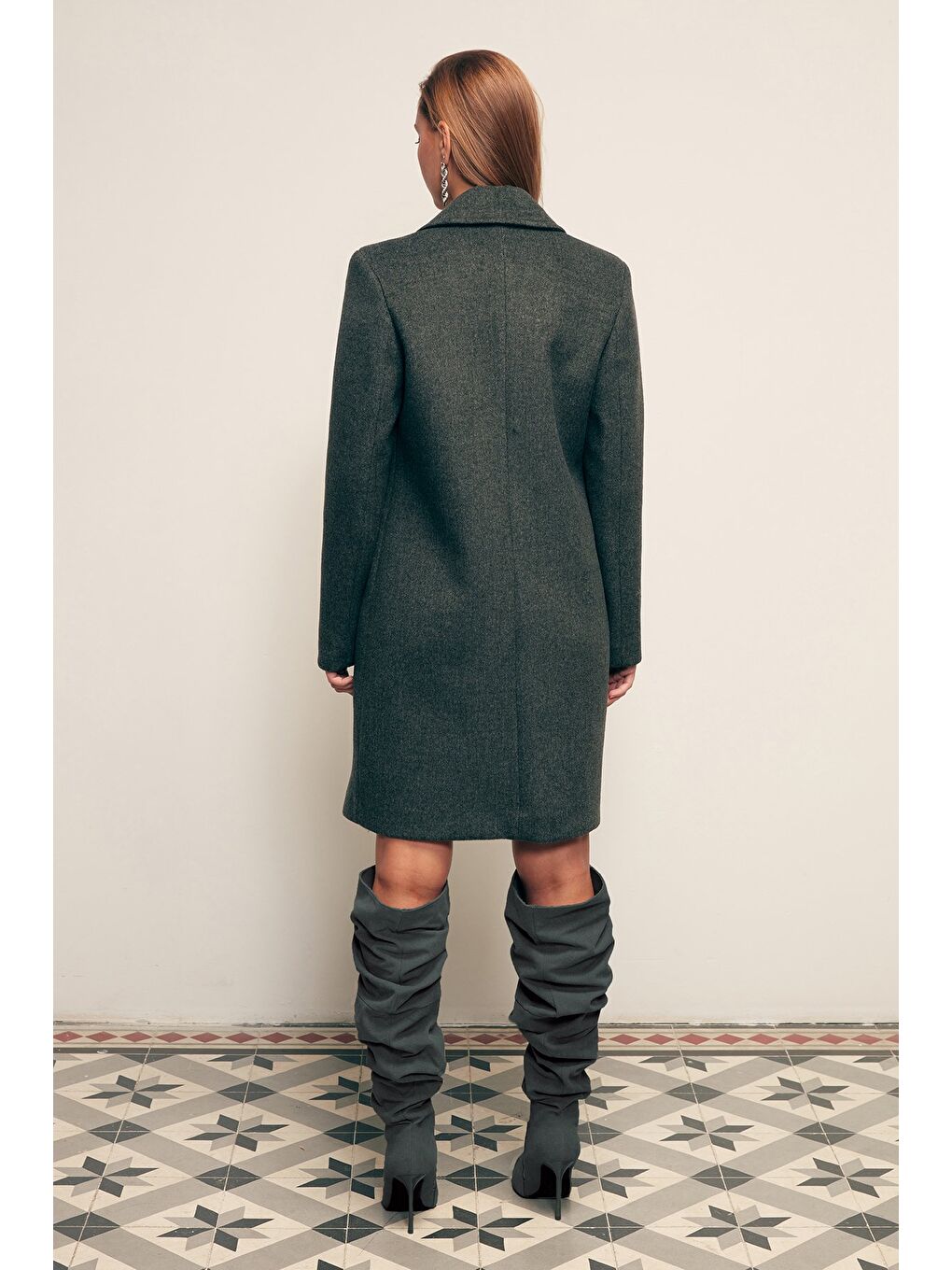 Cepli Kaşe Kaban - Antrasit-5