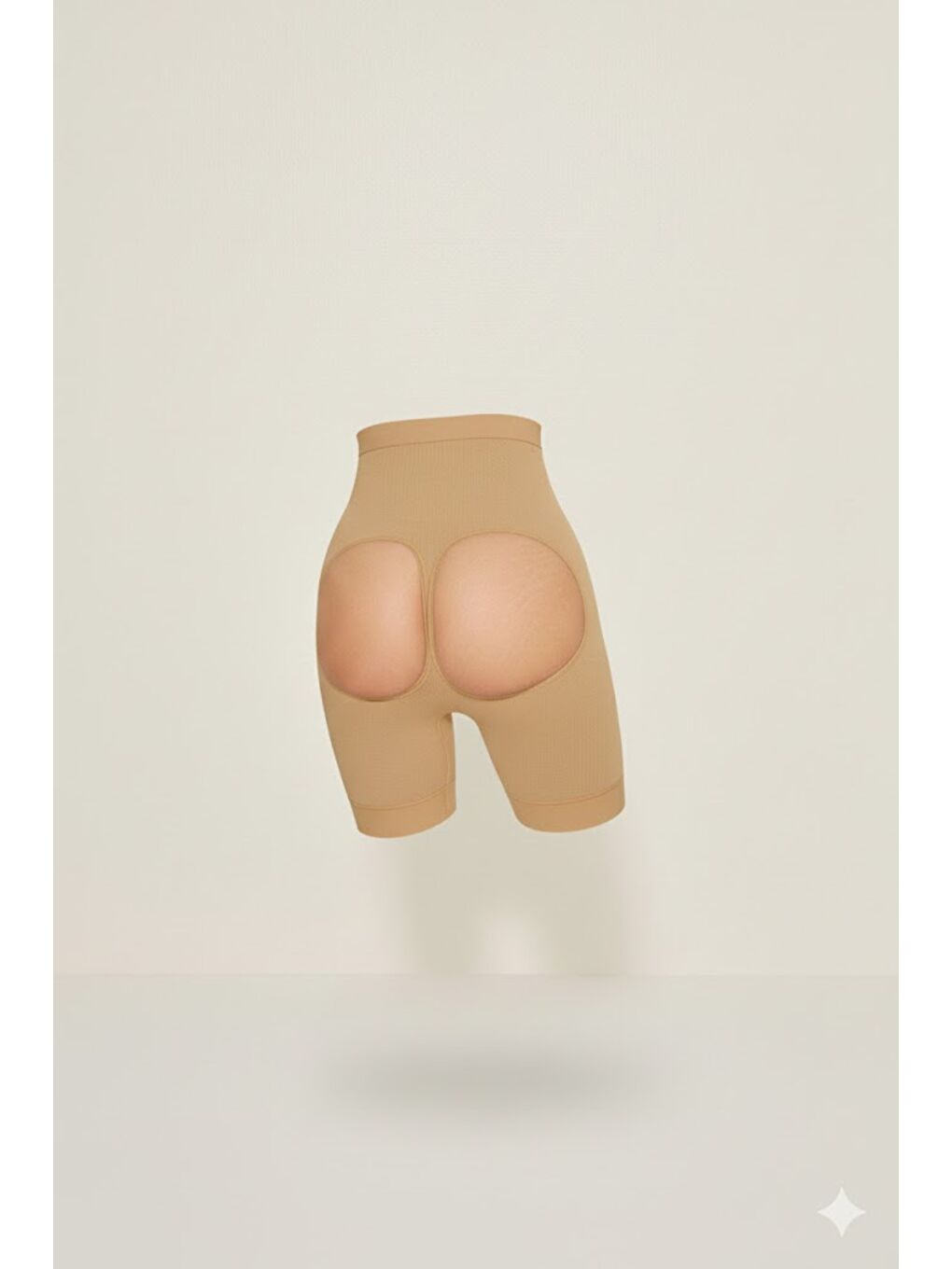 Bej C12032 Masaj Özellikli Popo Açık Boxer Ten-1