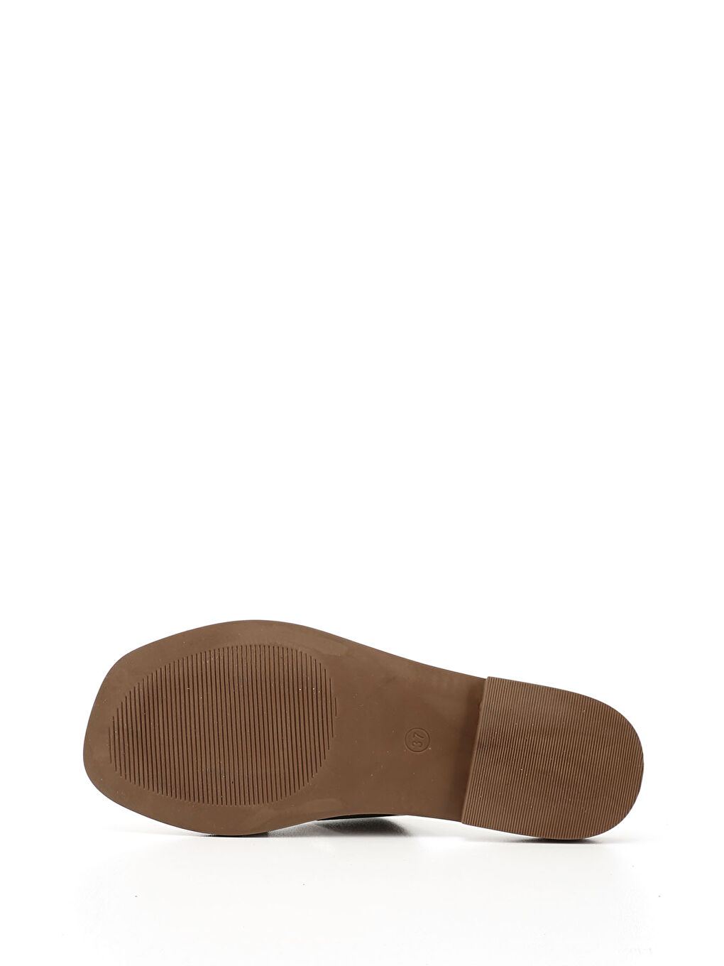 Yeşil Kadın YEŞİL Hakiki Deri Terlik-4