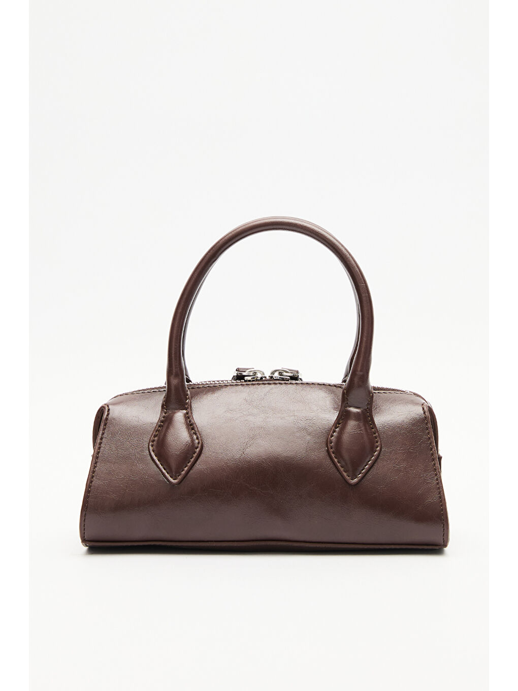 Deri Polo Mini Çanta Kahverengi-7