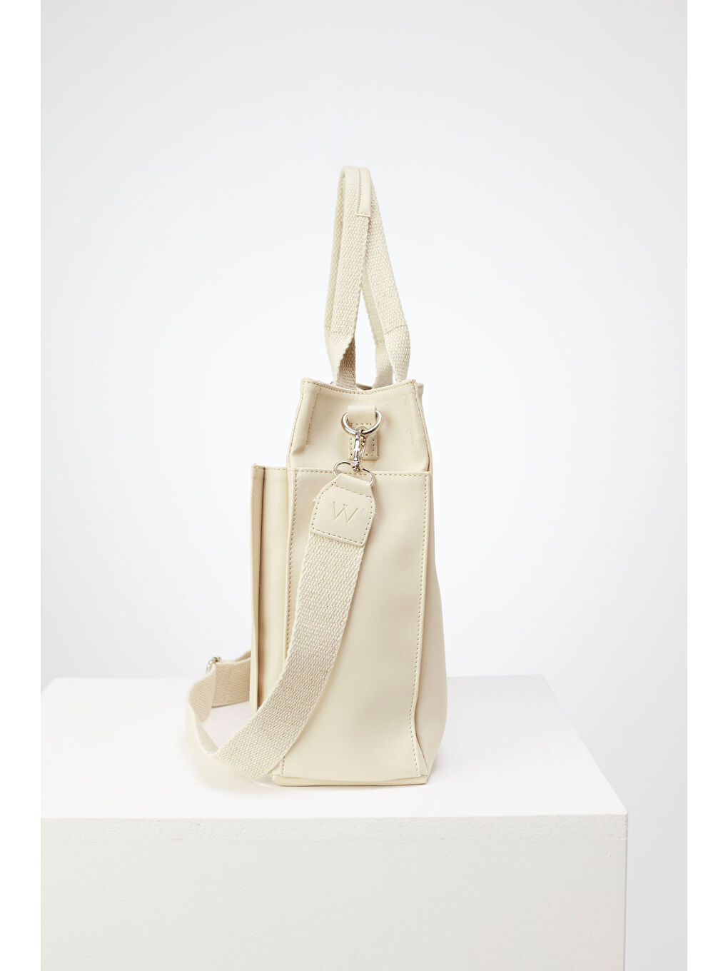 Deri Everyday Bag Bej-4