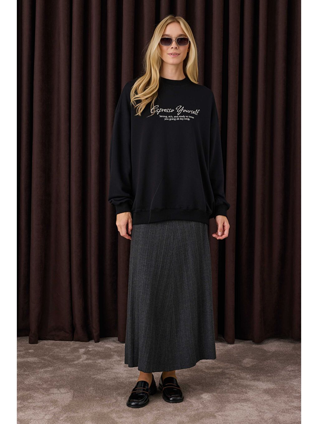 Fitilli Triko Etek Antrasit-1