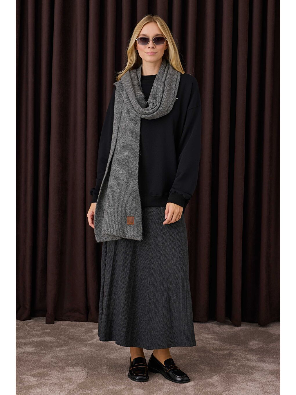 Fitilli Triko Etek Antrasit-3