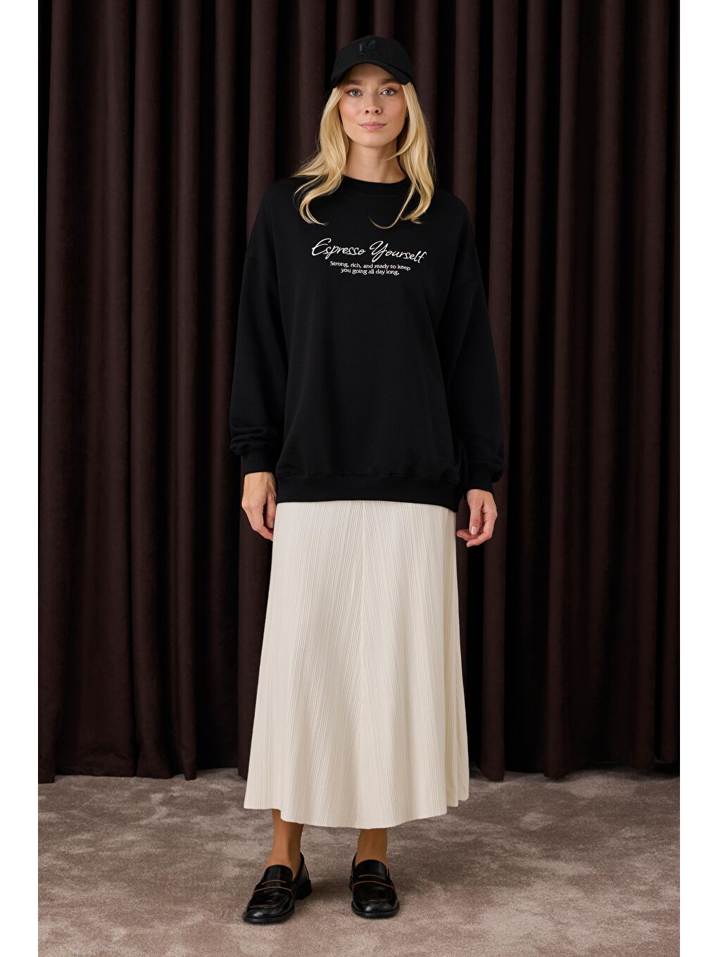 Fitilli Triko Etek Ekru-1