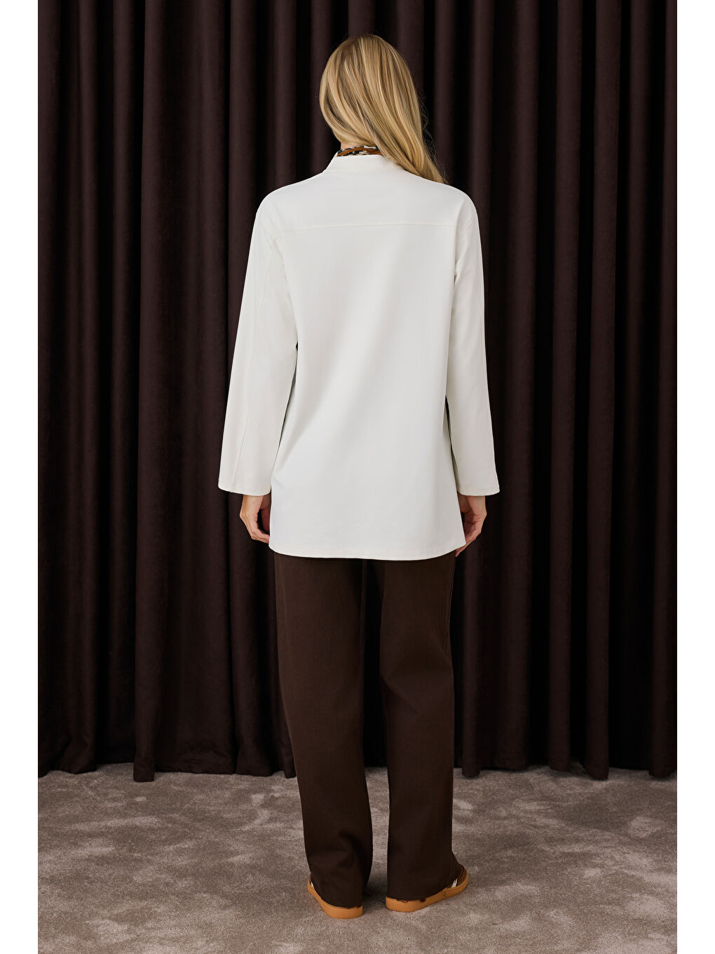 Roba Detaylı Sweat Beyaz-3