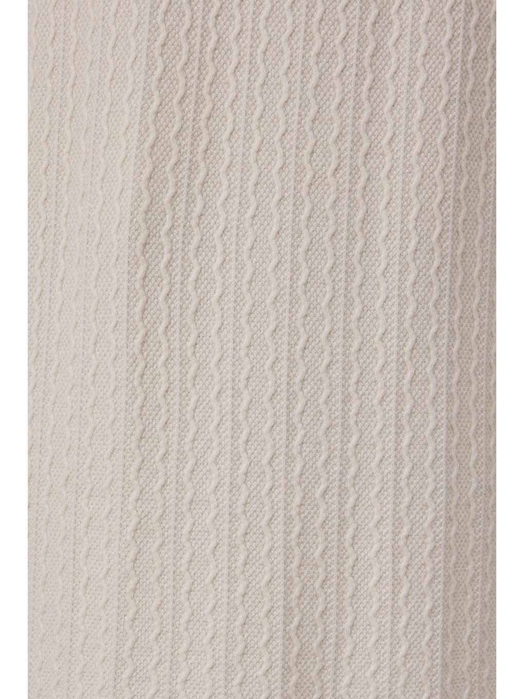 Dokulu Triko Etek Ekru-3