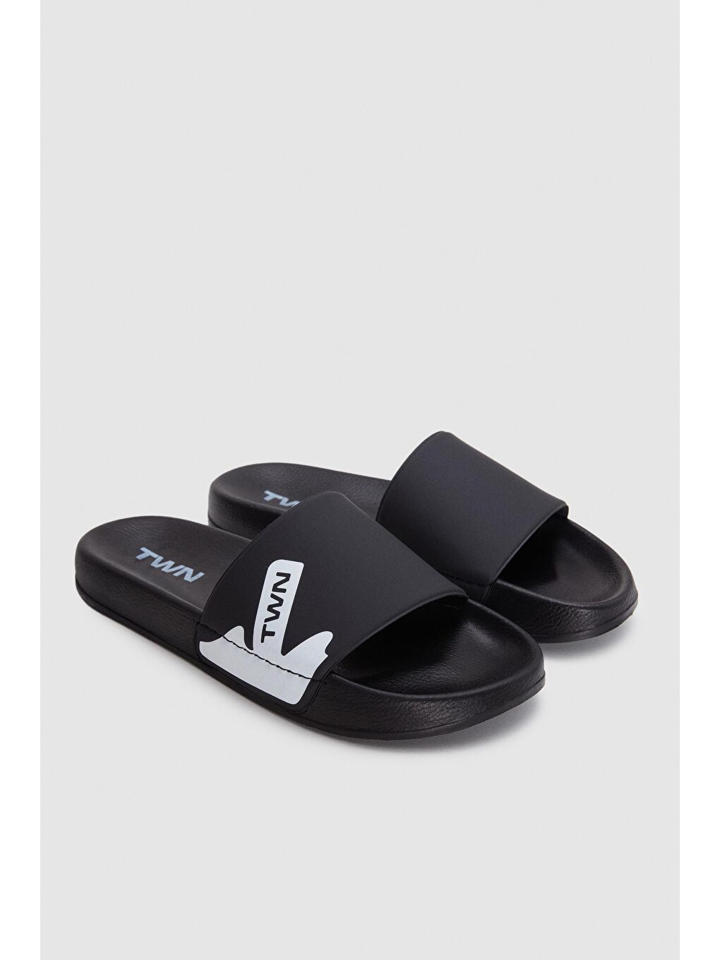 Twn Siyah Tek Bant Terlik-4