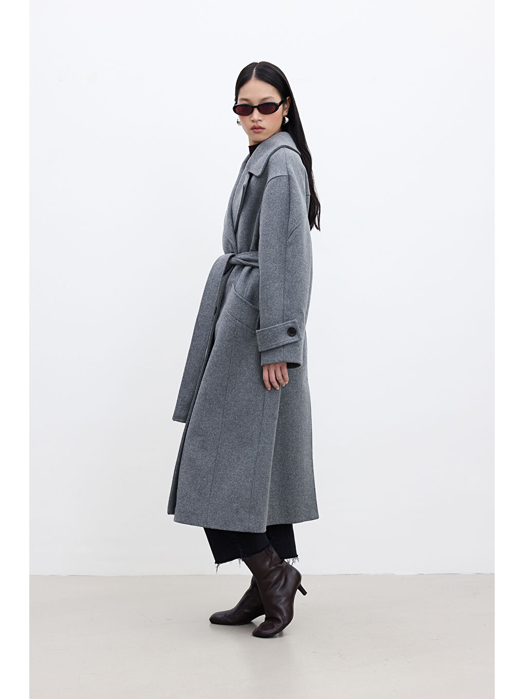 İtalyan Kaşe Premıum Kaban Gri-4