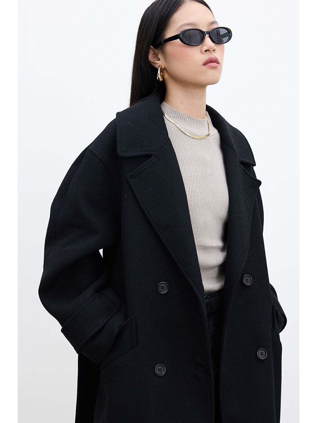 İtalyan Kaşe Premıum Kaban Siyah-1