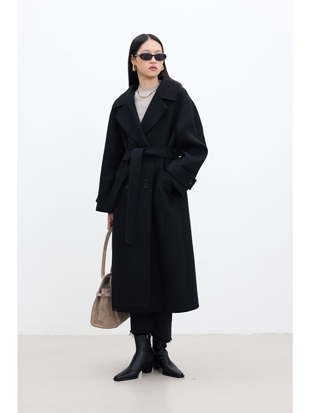 İtalyan Kaşe Premıum Kaban Siyah-2