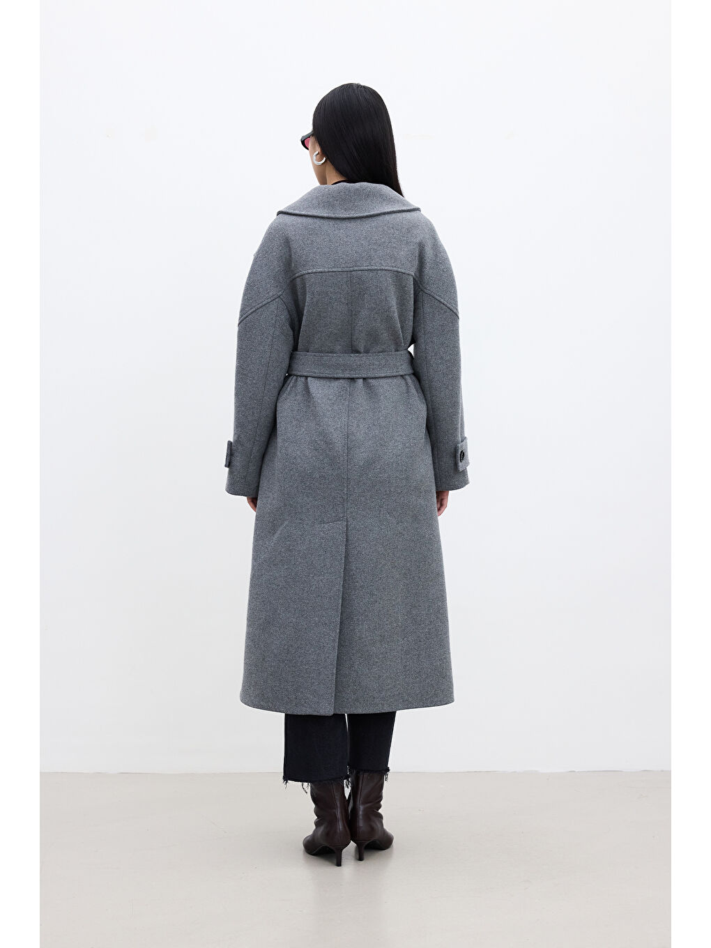 İtalyan Kaşe Premıum Kaban Gri-7