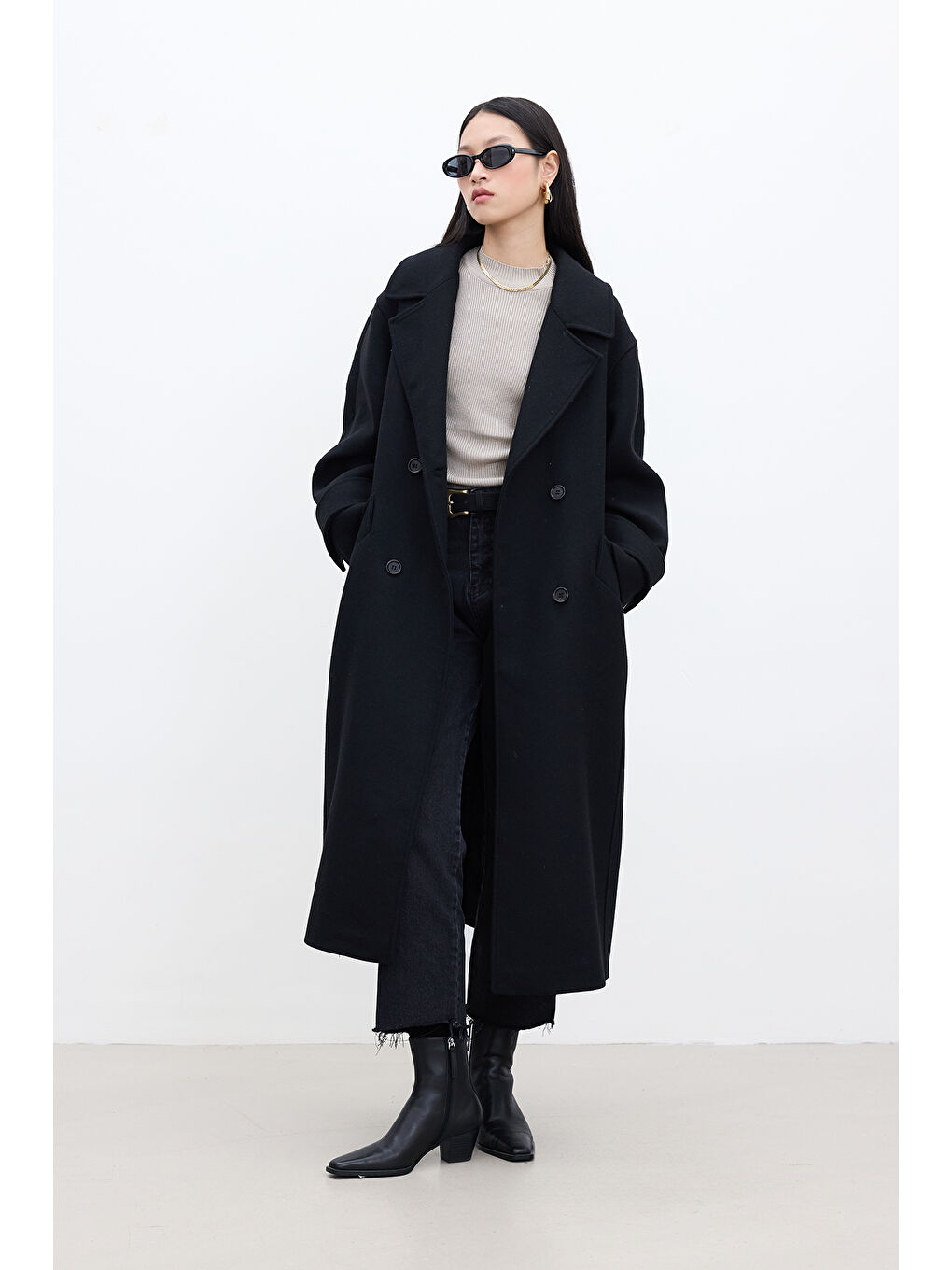 İtalyan Kaşe Premıum Kaban Siyah-4