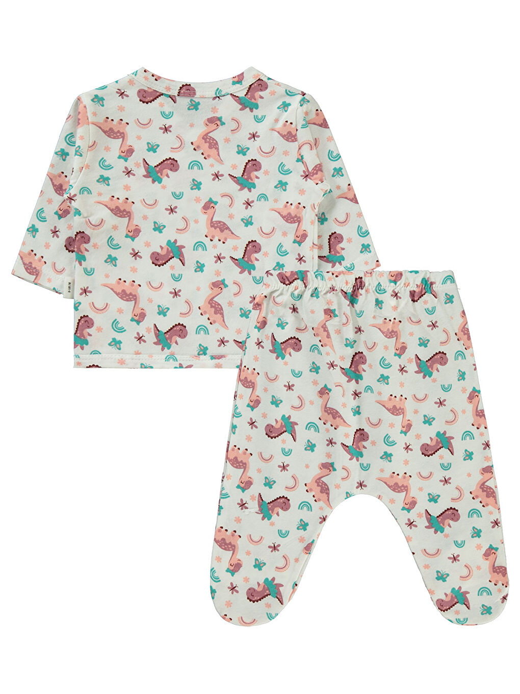 Baby Kız Bebek Zıbın Takımları 0-1 Ay Ekru-1