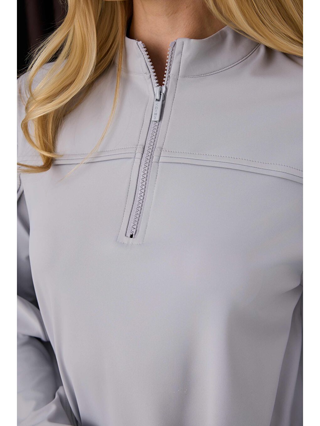 Roba Detaylı Sweat Açık Gri-4