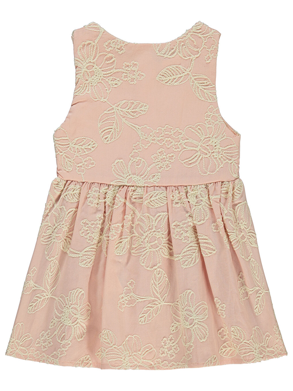 Pembe Baby Kız Bebek Elbise 6-18 Ay Pudra-3