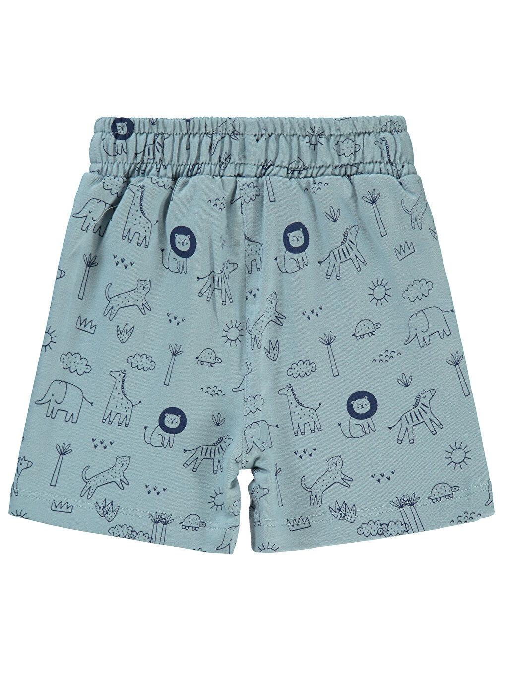 Kahverengi Baby Erkek Bebek 3'lü Set Şort 6-18 Ay Hardal-4