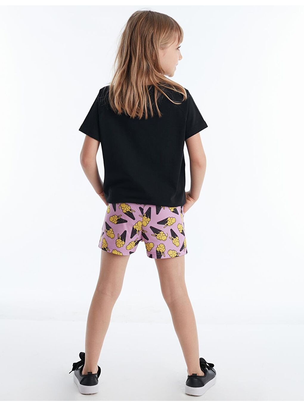 Karışık Dream Cream Kız Çocuk T-shirt Şort Takım-1