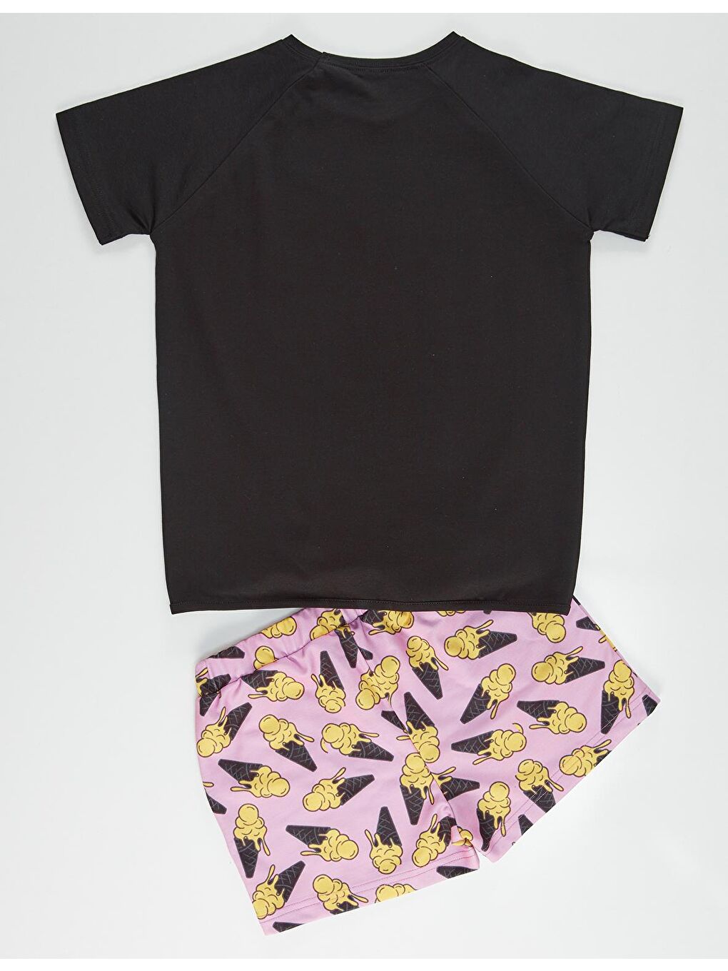 Karışık Dream Cream Kız Çocuk T-shirt Şort Takım-3