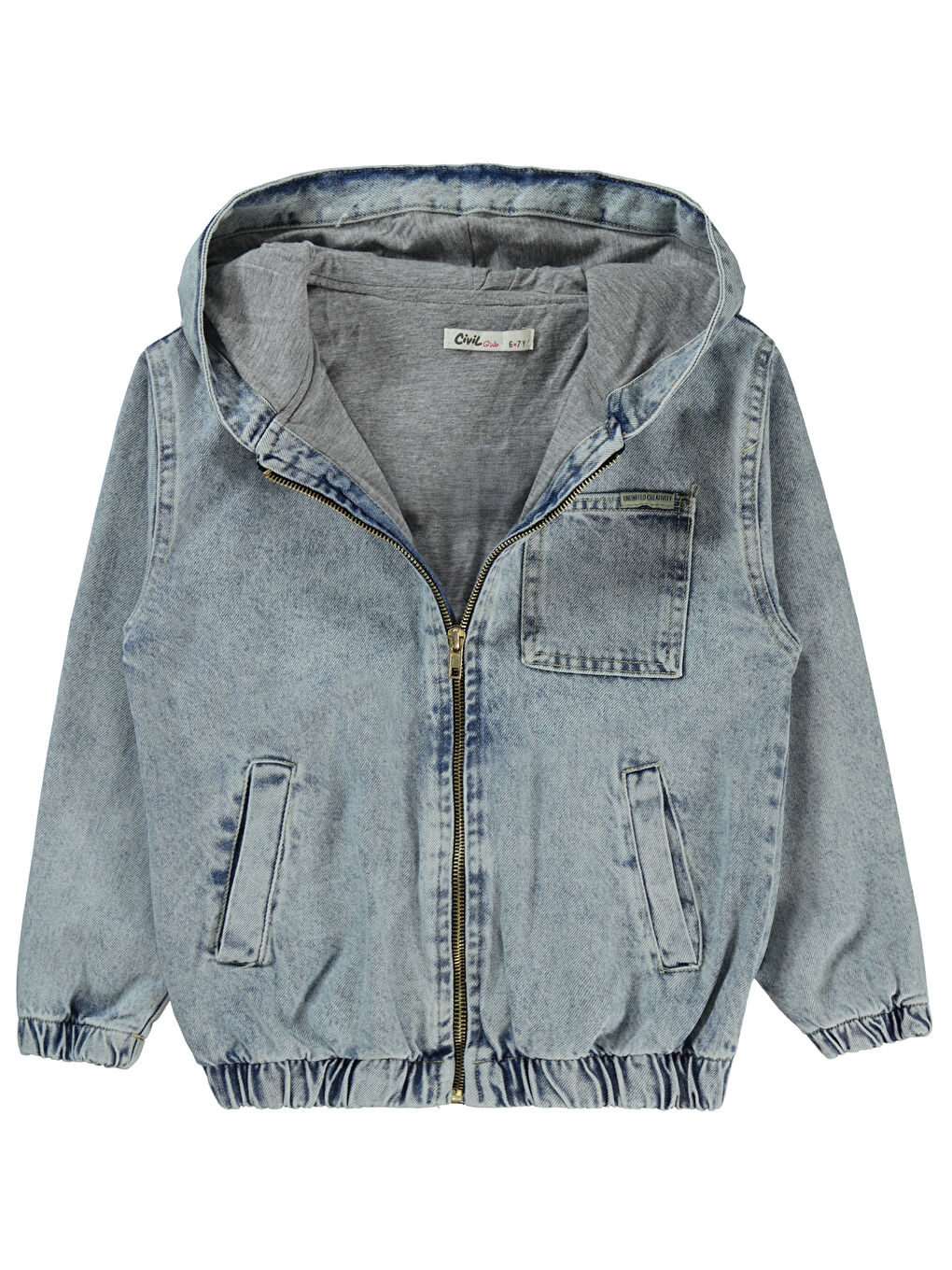 Girls Kız Çocuk Ceket 6-9 Yaş Açık Mavi-1