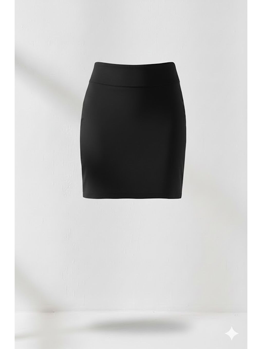 C1505 Kadın Kısa Jüpon Siyah