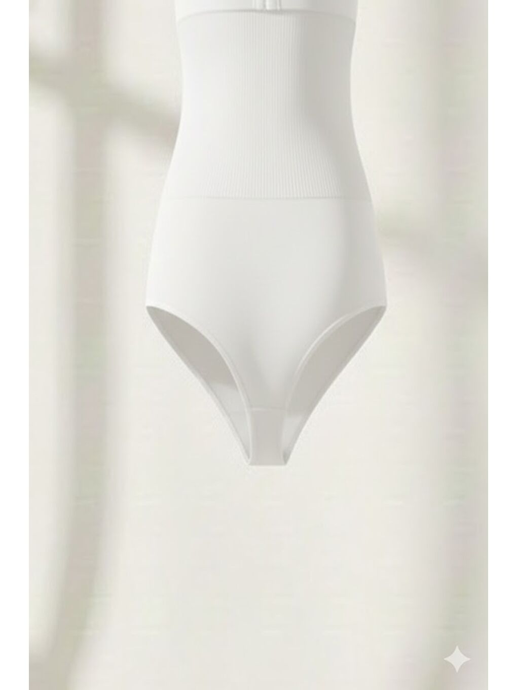 C12009 Seamless Double Slip Korse Beyaz-1