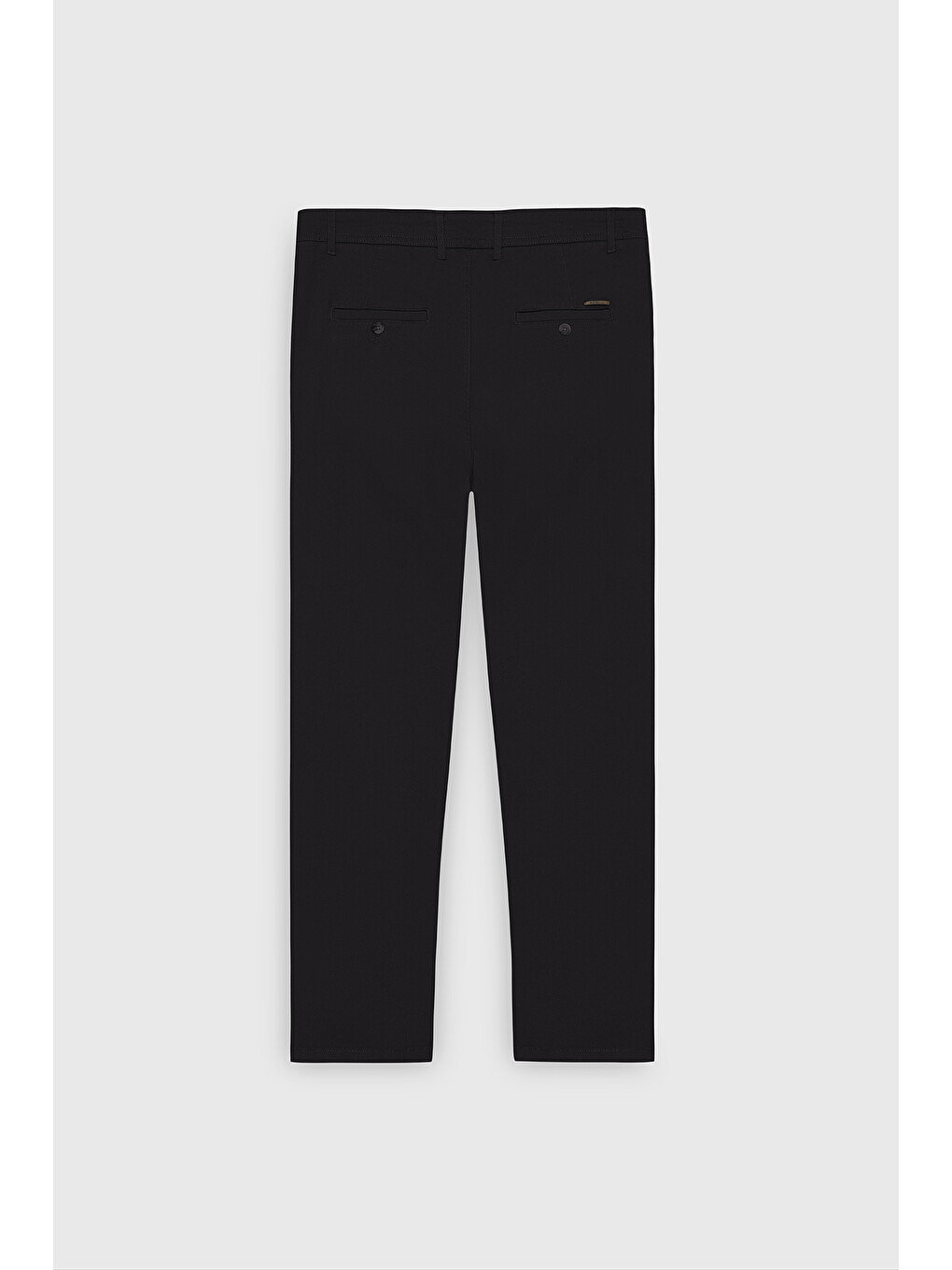 Erkek Siyah Slim Fit Dar Kesim Yan Cep Pamuklu Esnek  Chino Pantolon-11