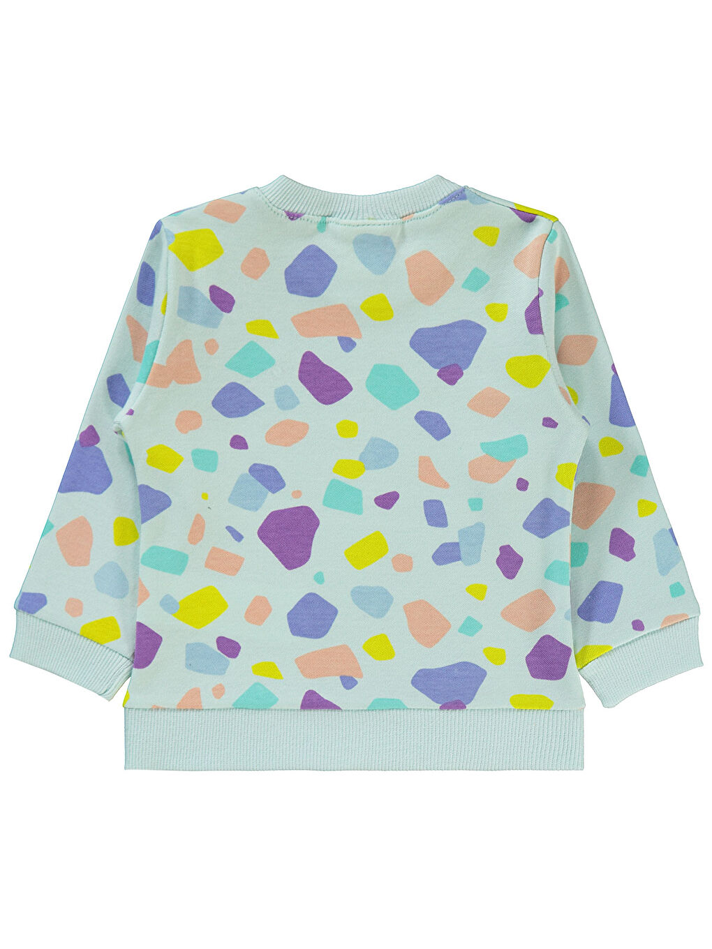 Yeşil Baby Kız Bebek Sweatshirt 6-18 Ay Mint-1