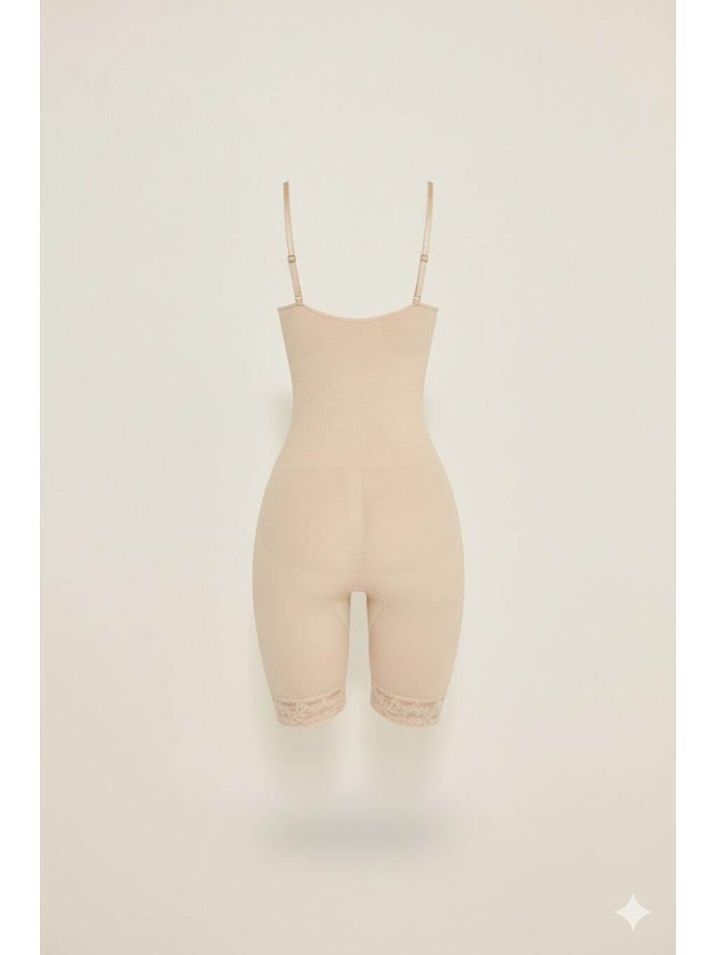 Bej C12031 Paça Dantel Boxer Korse Ten-1