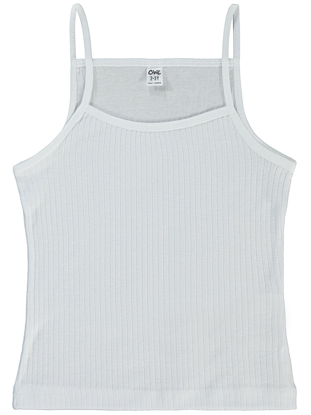 Girls Kız Çocuk 2'li Atlet Set 2-10 Yaş Beyaz-Lila-1