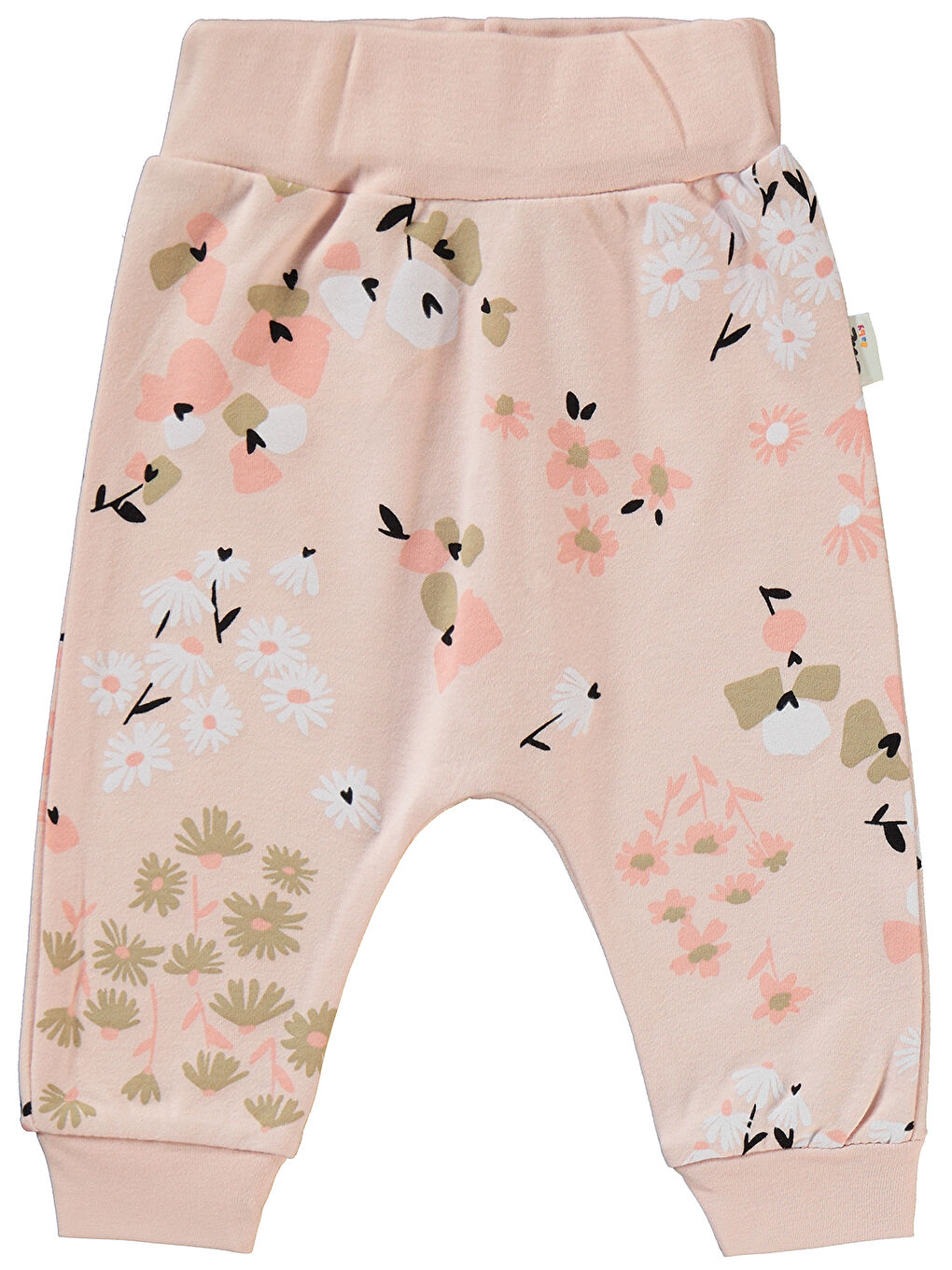 Baby Kız Bebek 2'li Patiksiz Tek Alt 6-18 Ay Pudra Pembe-2