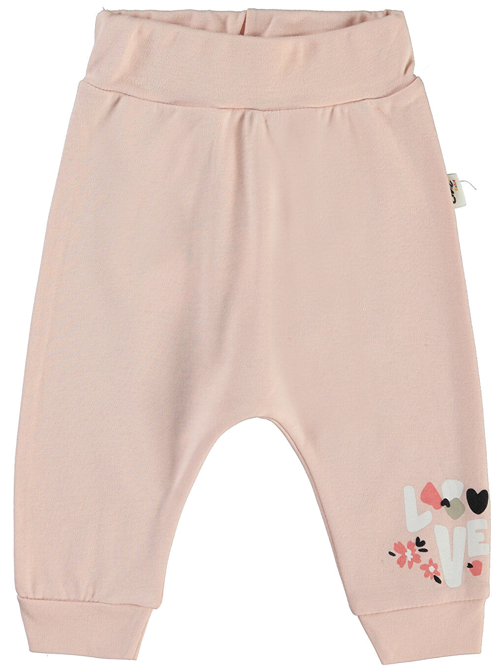 Baby Kız Bebek 2'li Patiksiz Tek Alt 6-18 Ay Pudra Pembe-3