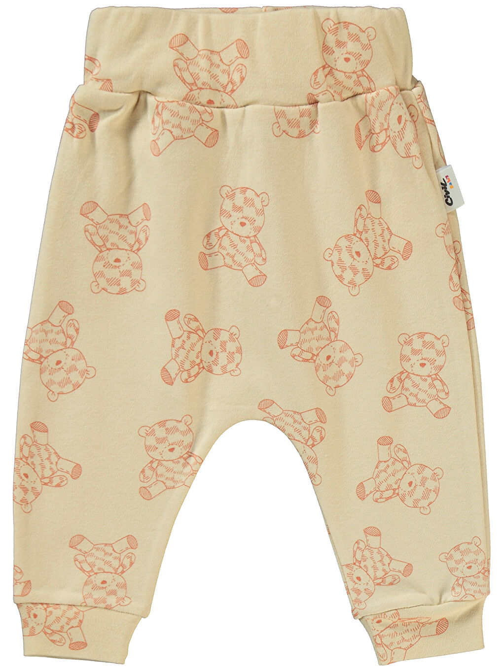 Kahverengi Baby Erkek Bebek 2'li Patiksiz Tek Alt 6-18 Ay Tarçın-2