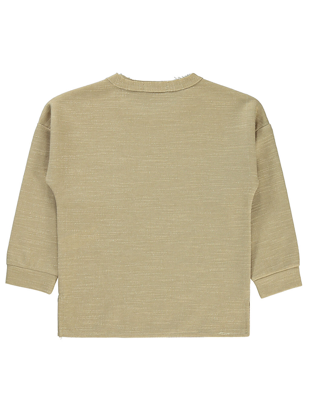 Kahverengi Boys Erkek Çocuk Sweatshirt 6-9 Yaş Bisküvi-1