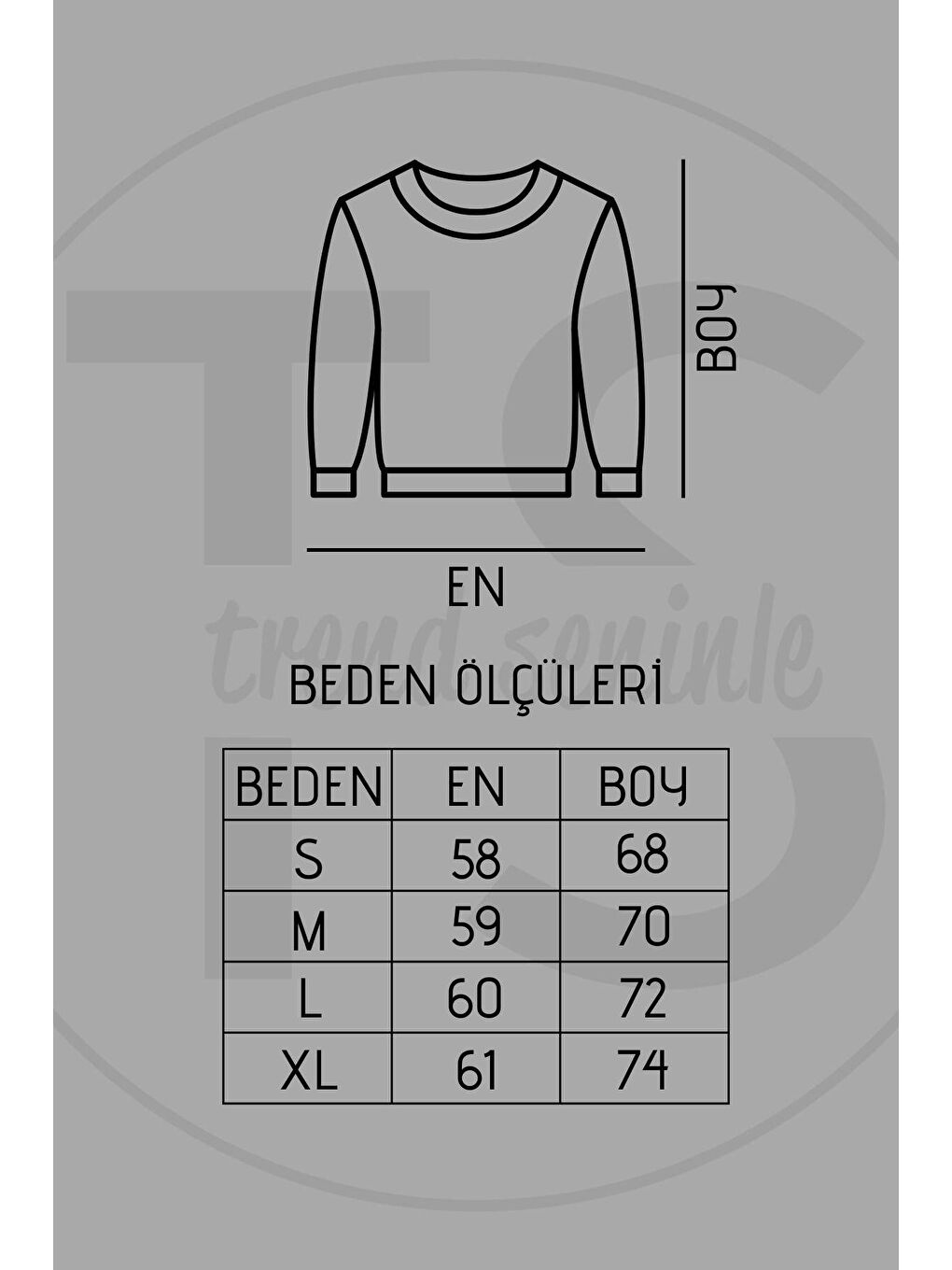 Siyah Vargancy Tasarım Baskılı Oversize Uzun Kollu Sweatshirt-5