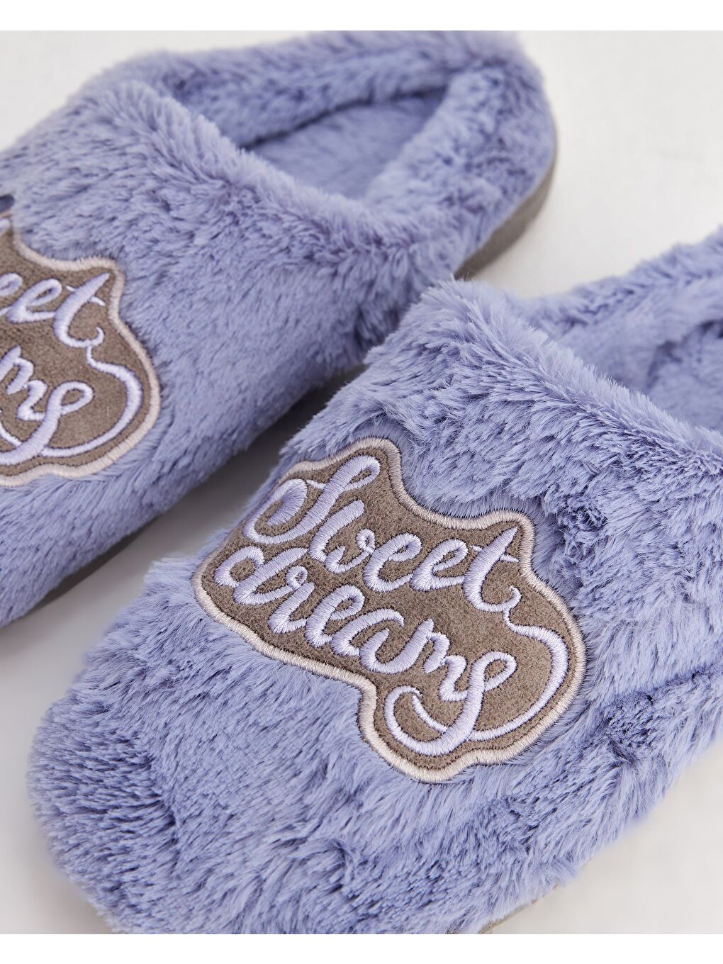 Ekru LOVES\SWEET-Kadın Ev Terliği-1