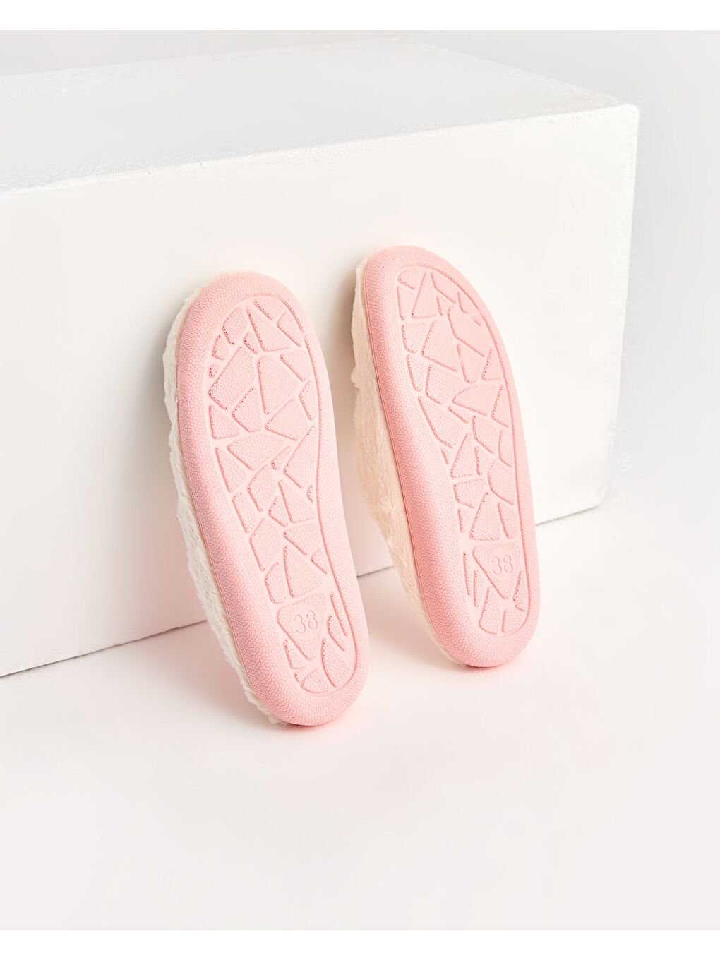 Ekru LOVES\SWEET-Kadın Ev Terliği-7