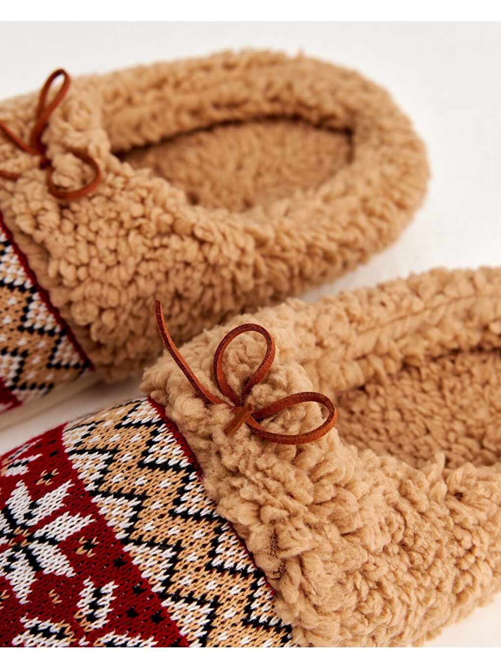 NEVİ-D - Kahverengi Kadın Ev Terliği-1