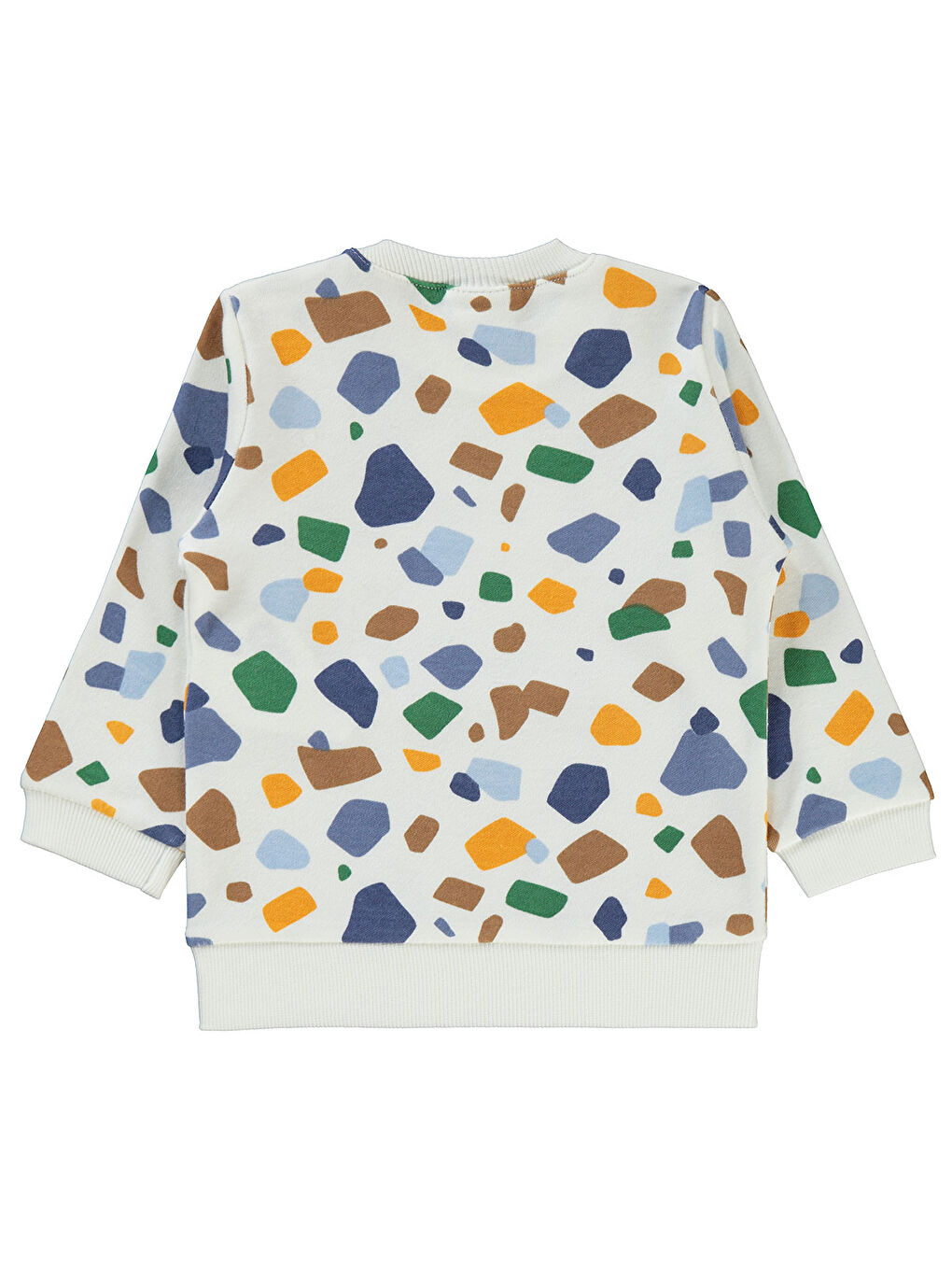 Baby Erkek Bebek Sweatshirt 6-18 Ay Ekru-1