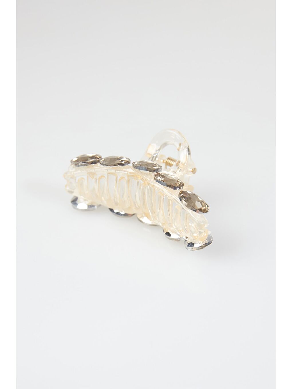 Bej Kurdele Detaylı Küçük Mandal Toka-1