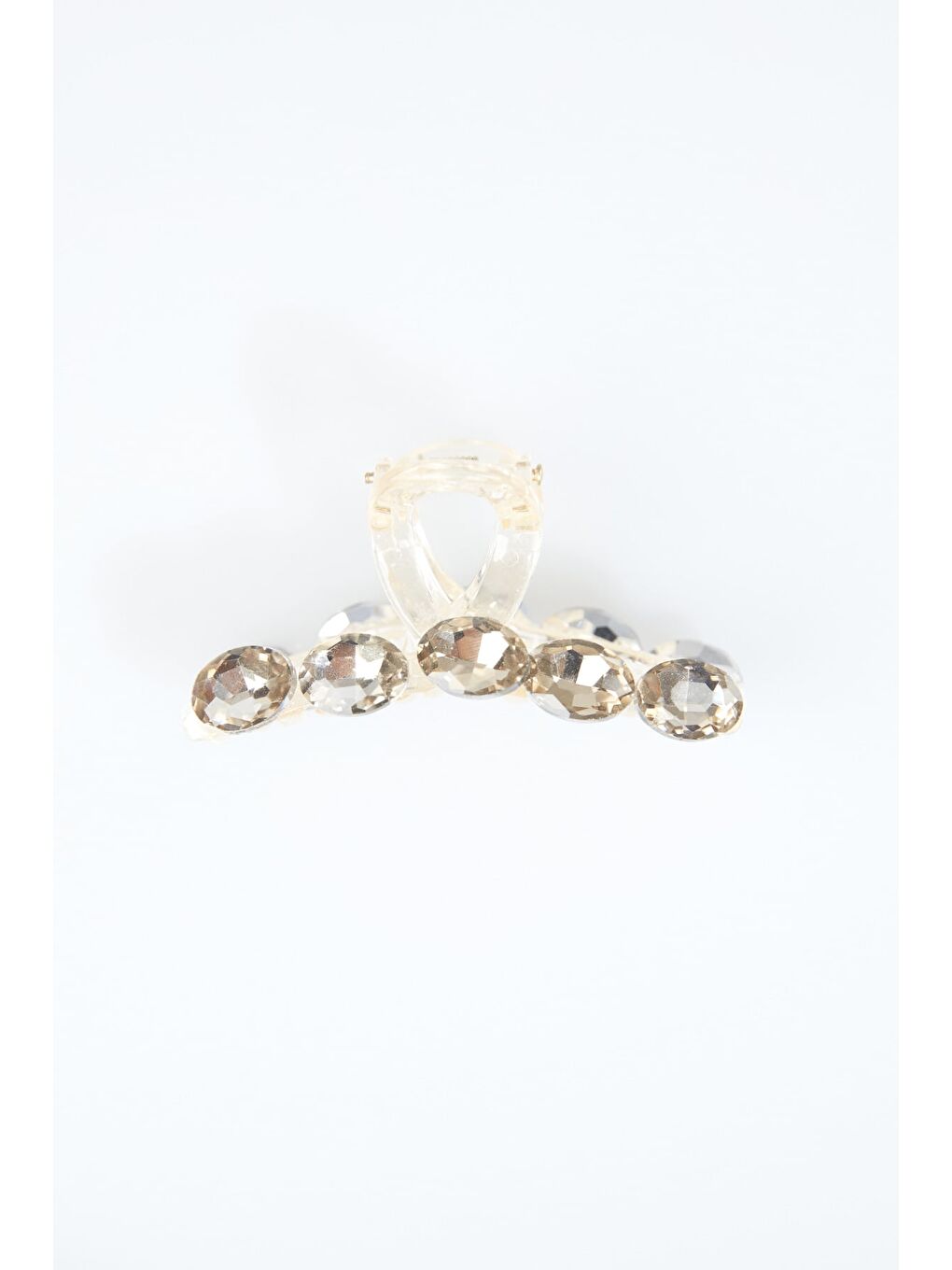 Bej Kurdele Detaylı Küçük Mandal Toka-2