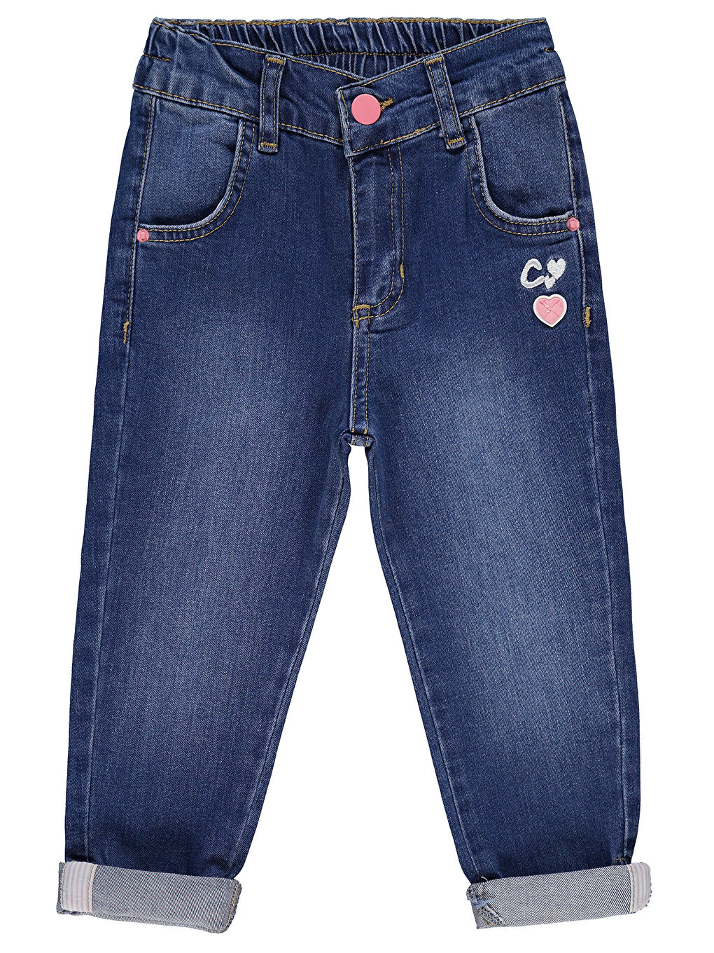 Kız Çocuk Pantolon 2-5 Yaş Mavi