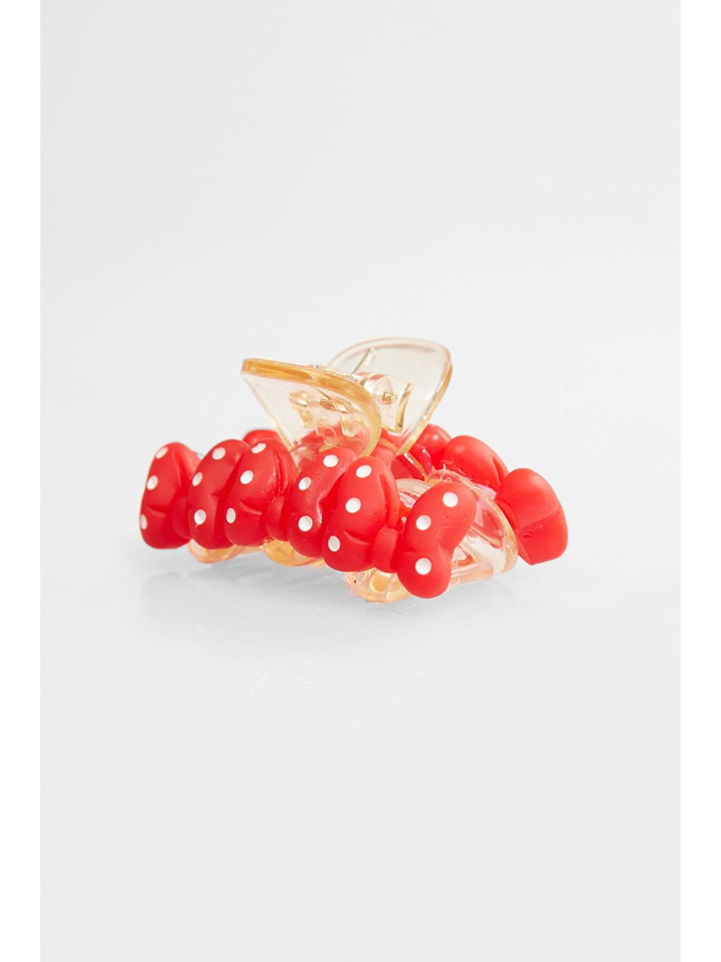 Kırmızı Kurdele Detaylı Küçük Mandal Toka