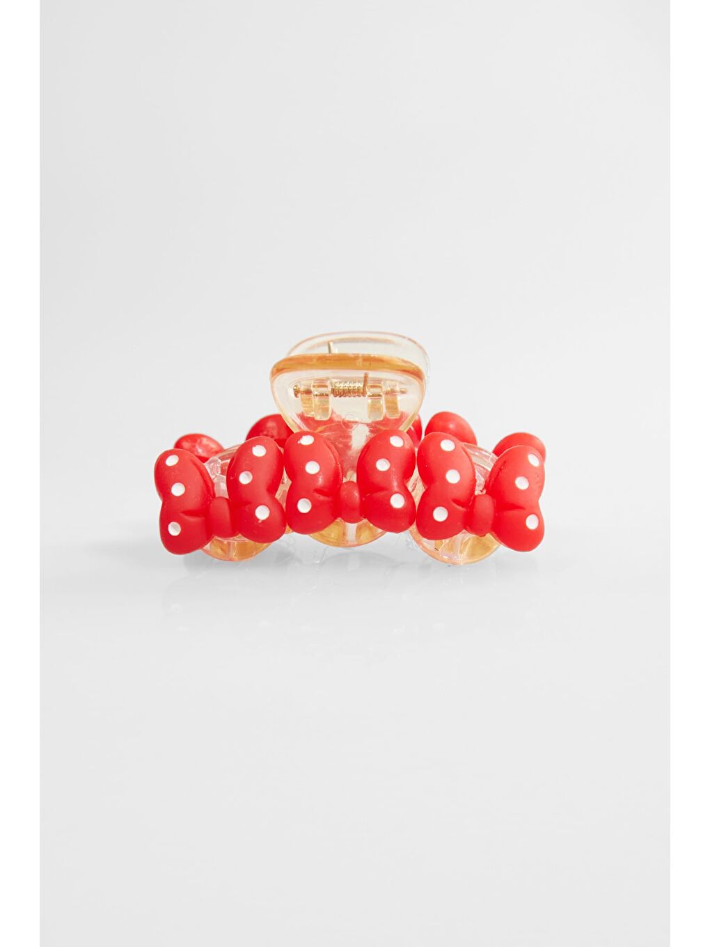 Kırmızı Kurdele Detaylı Küçük Mandal Toka-1