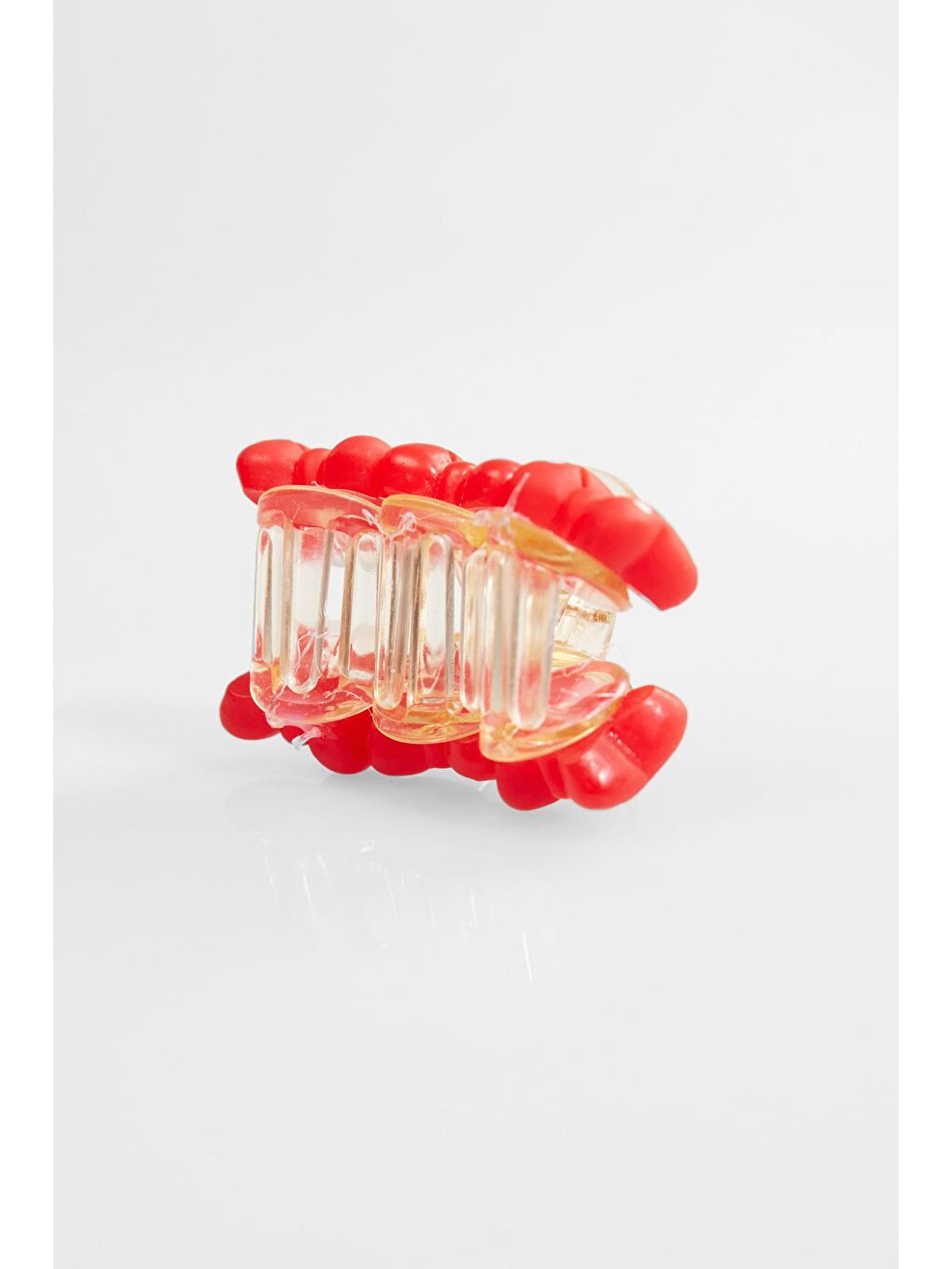 Kırmızı Kurdele Detaylı Küçük Mandal Toka-2