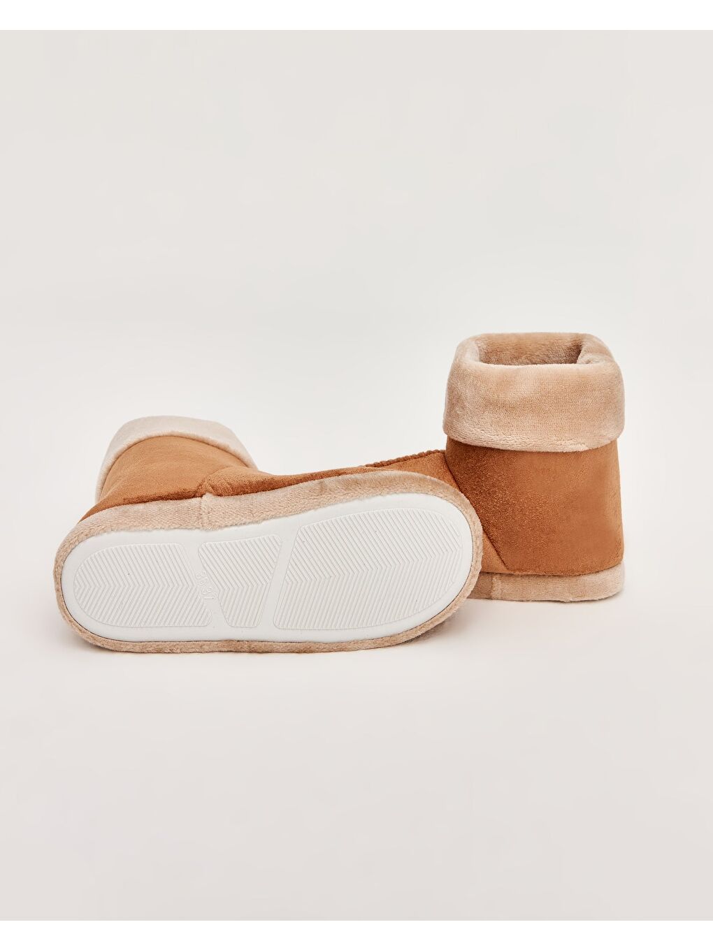 Kahverengi HIRAET - Burgu Detaylı Kadın Panduf-3