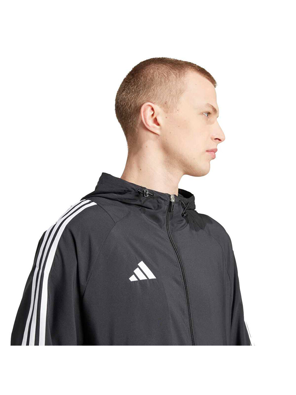 Tiro 24 Erkek Siyah Kapşüşonlu Yağmurluk-3