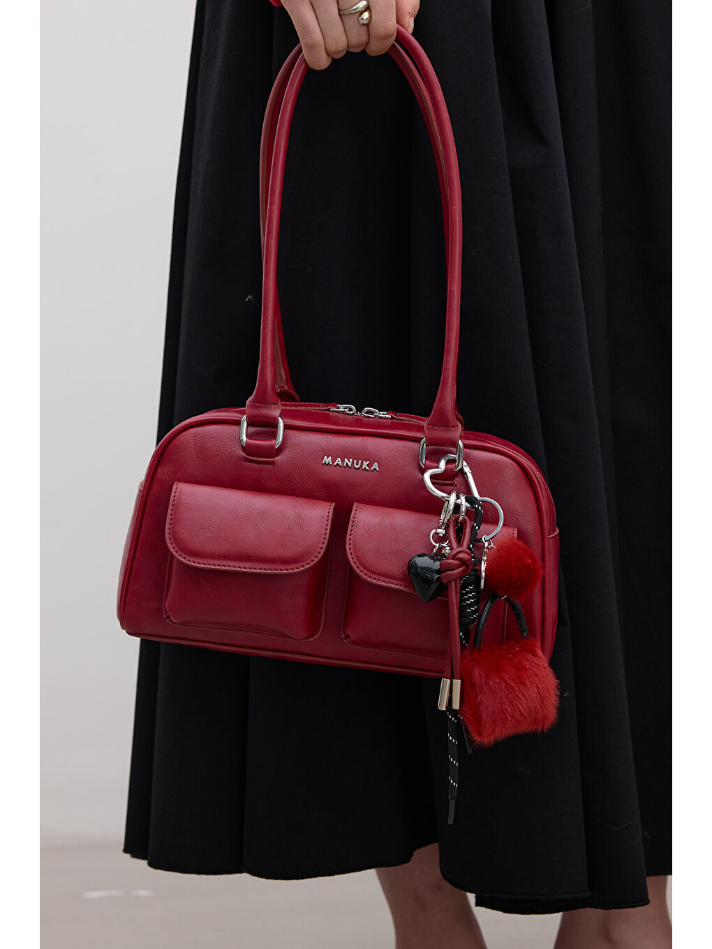 Cepli Retro Çanta Bordo-2